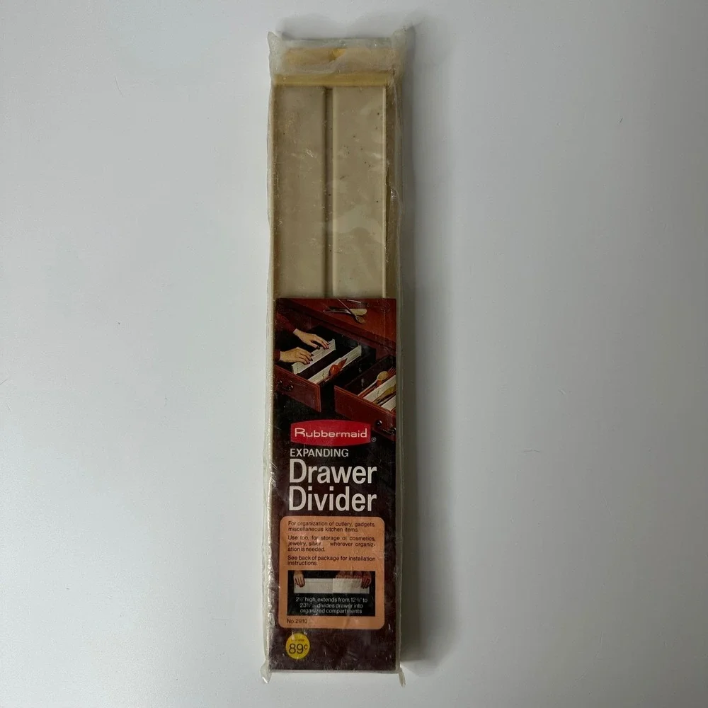 Vintage Rubbermaid Expanding Drawer Divider No 2910 NOS 12-23 Inch 1974